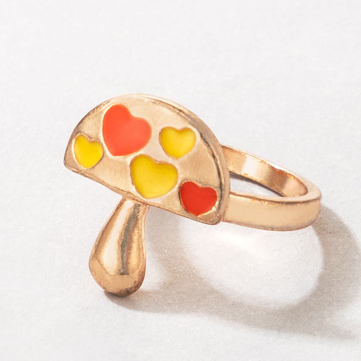 

Mushroom Decor Ring, Yellow