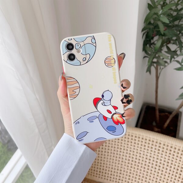 

Cartoon Astronaut Phone Case, Multicolor