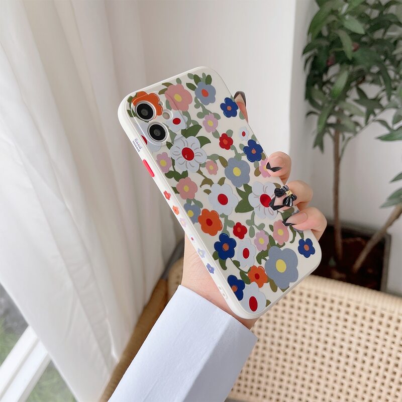 

Flower Painted Phone Case, Multicolor