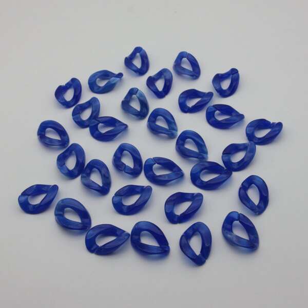 

30pcs DIY Jewelry Accessory, Royal blue