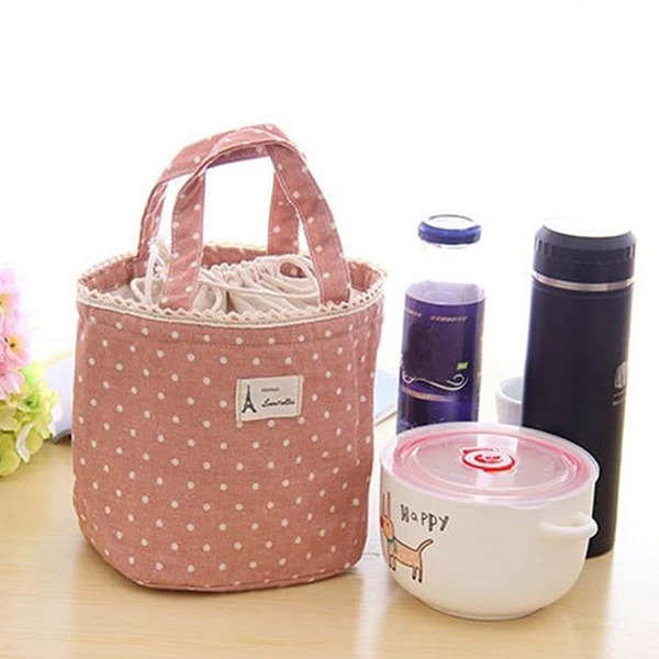 

1pc Random Color Lunch Box Storage Bag, Multicolor
