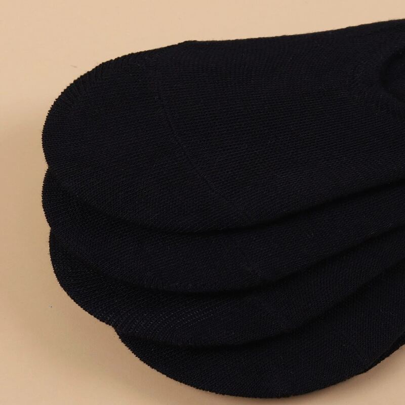 

5pairs Minimalist Invisible Socks, Black