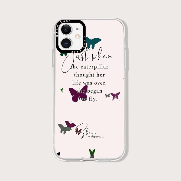 

Butterfly Painted Phone Case, Multicolor