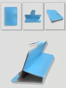 נרתיק תואם לטאבלט בגודל 7 אינץ' - כחול - ראה 3