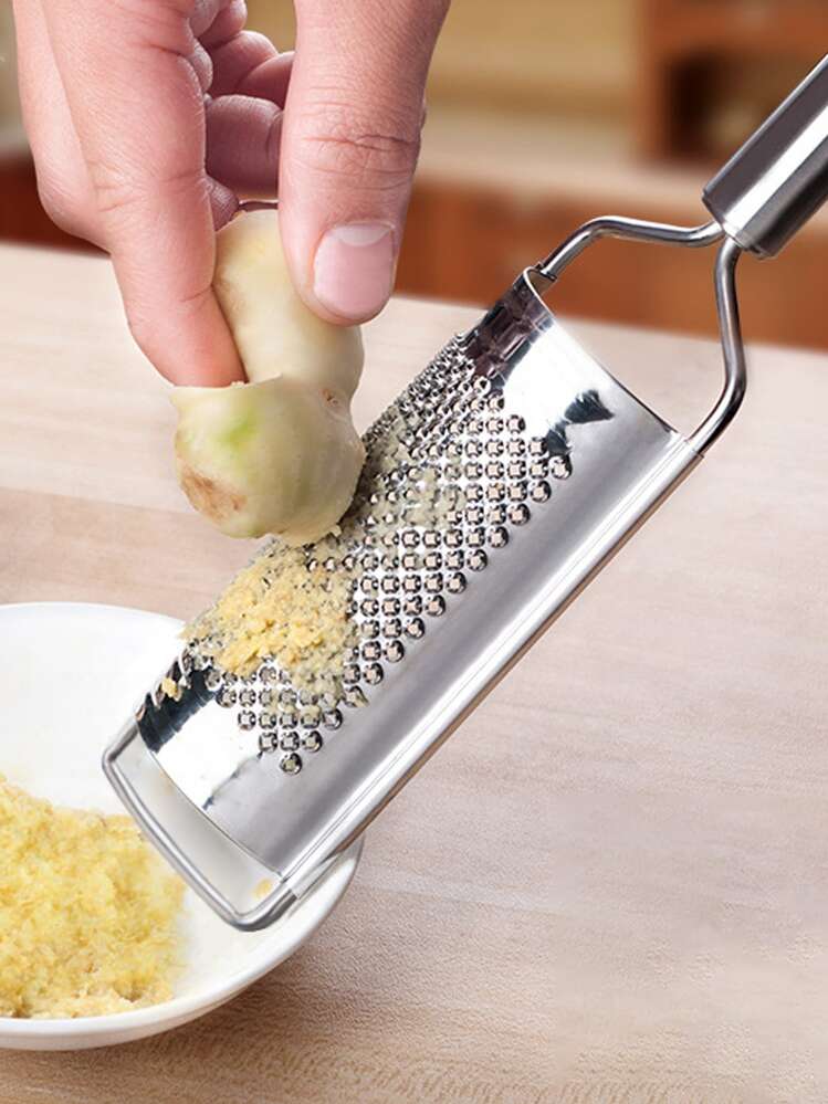 1pc Ginger Grater - Silver - View 1