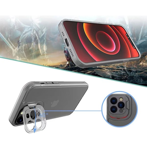 

Invisible Camera Holder Phone Case, Clear