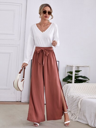 Tsnbre Damen 2-teiliges Set - Crop Top Mit Maxirock Für Sommer Und Party