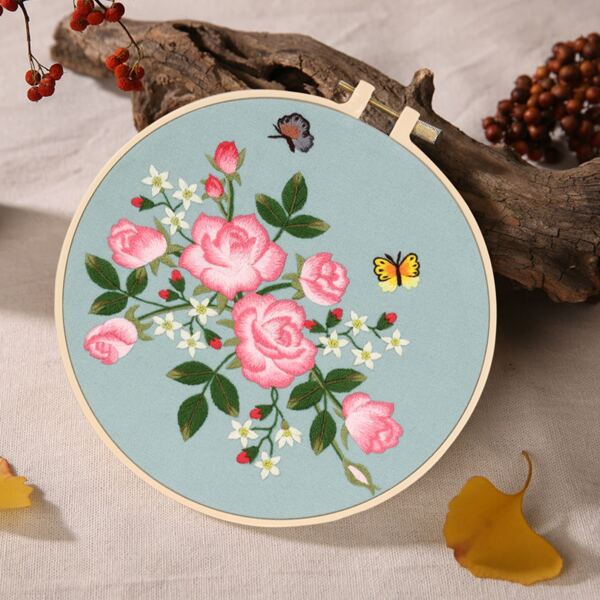 

Flower DIY Cross Stitch, Multicolor