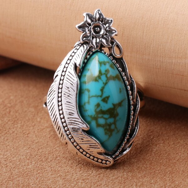 

Turquoise Decor Ring, Blue