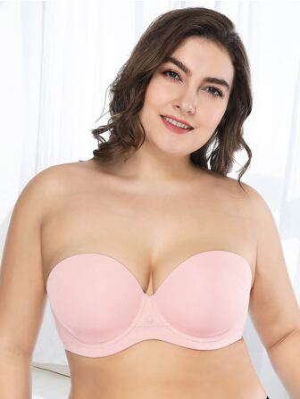 Wingslove Plus Underwire Push Up Bra With Shoulder Straps