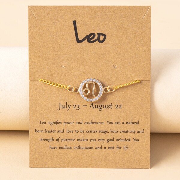 

Constellation Symbol Bracelet, Gold