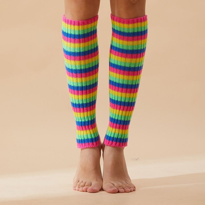 

Striped Leg Warmer, Multicolor