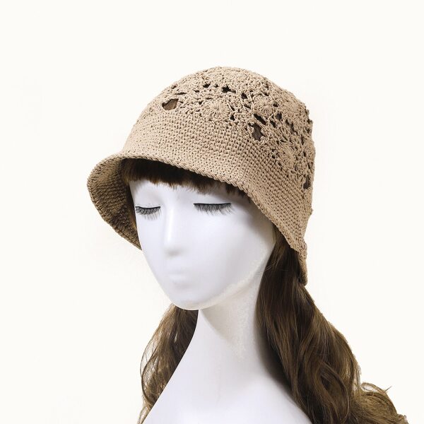 

Solid Crochet Hat, Khaki