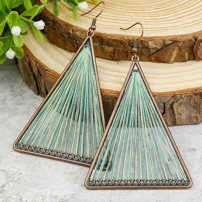 Bohemian Geo Drop Earrings
