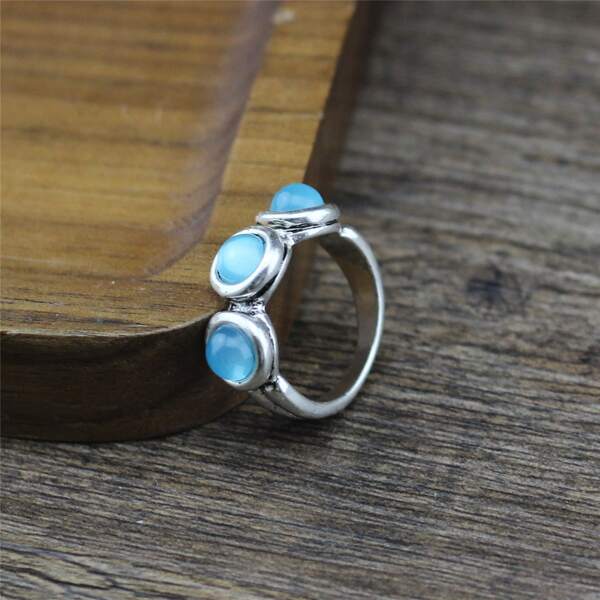 

Round Decor Ring, Baby blue