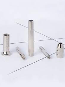 1 套用于树脂铸造模具的针式虎钳手钻，钢制手钻，带 10 个钻头（0.8-3 毫米） - 銀色 - 查看 4