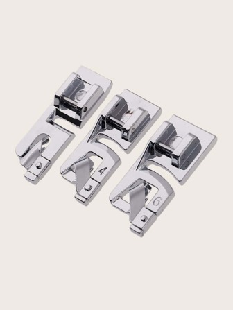 3 件手持式縫紉機壓腳、縫紉機配件、壓腳