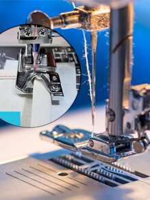 3pcs Handheld Sewing Machine Presser Foot, Sewing Machine Accessories, Presser Foot - Silver - View 4