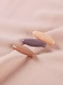 8pcs Delicate Geometric Scarf Brooch Pin Elegant Scarf Accessories Clothing Shawl Pin Colorful Pins - Multicolor - View 2