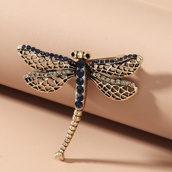 

Dragonfly Decor Brooch, Khaki