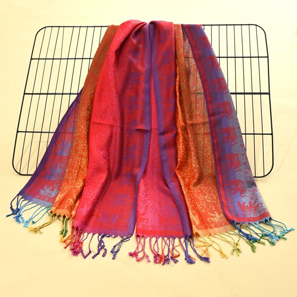 

Flower Print Scarf, Multicolor