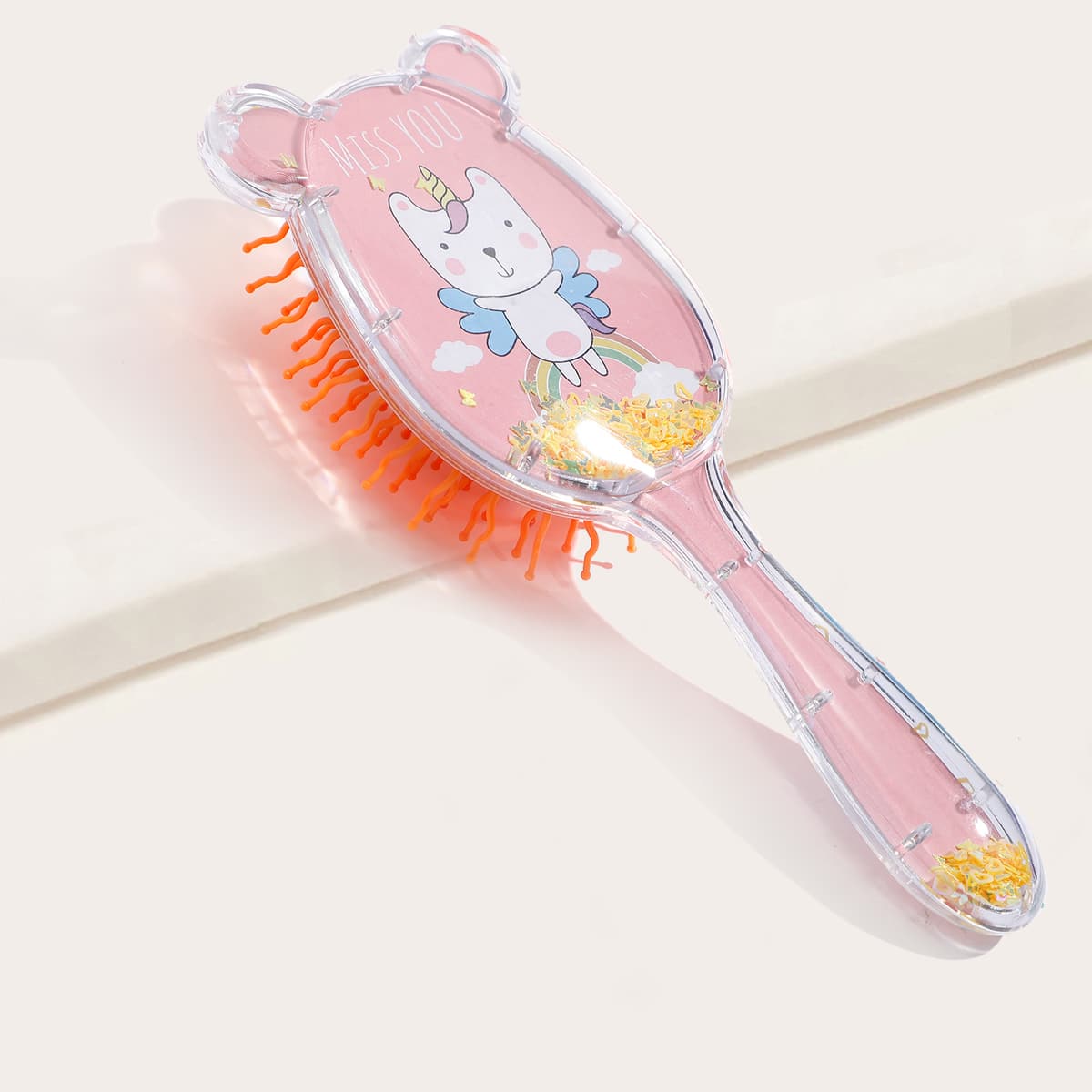 

Cartoon Graphic Hair Brush, Orange