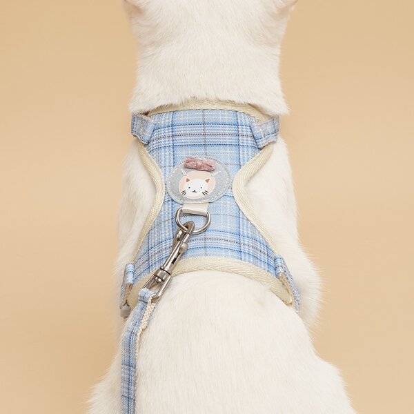 

1pc Cartoon Graphic Pet Harness & 1pc Leash, Multicolor