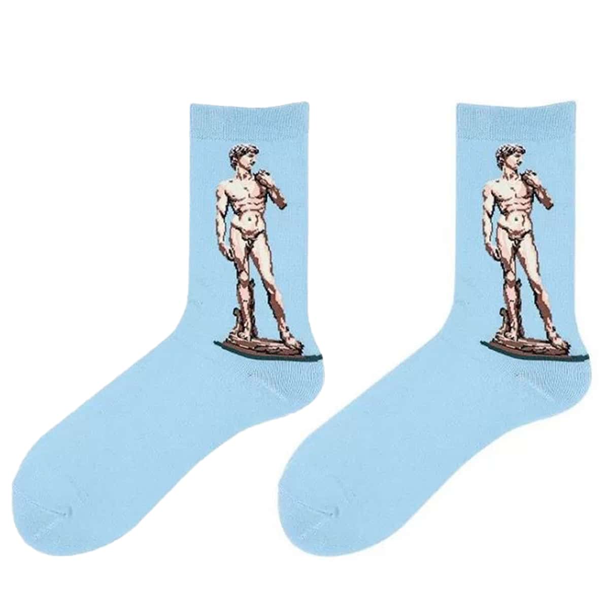 

Guys Figure Graphic Socks, Multicolor