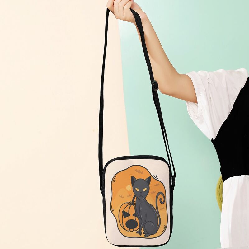 

Halloween Graphic Crossbody Bag, Multicolor