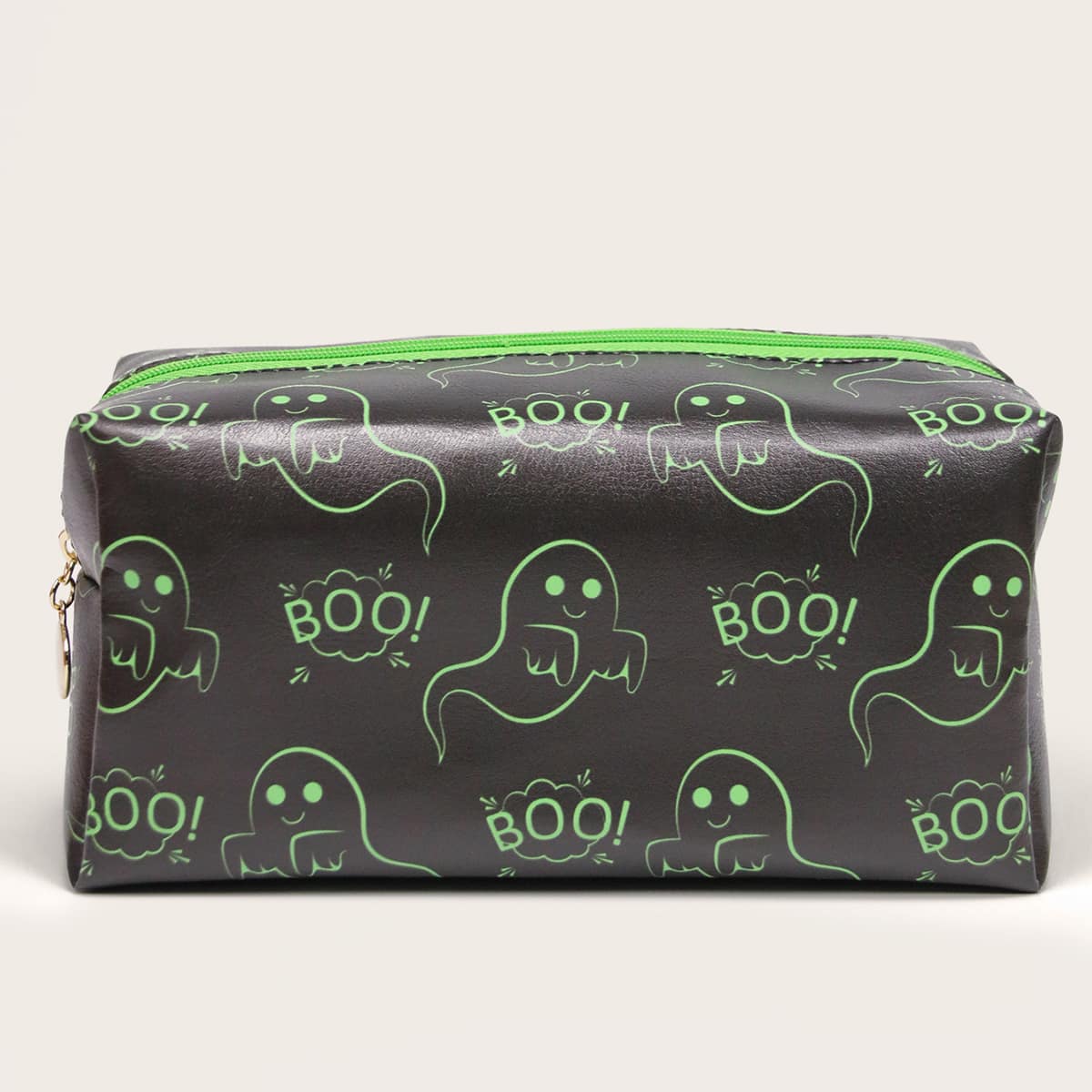 

Halloween Ghost Square Makeup Bag, Black