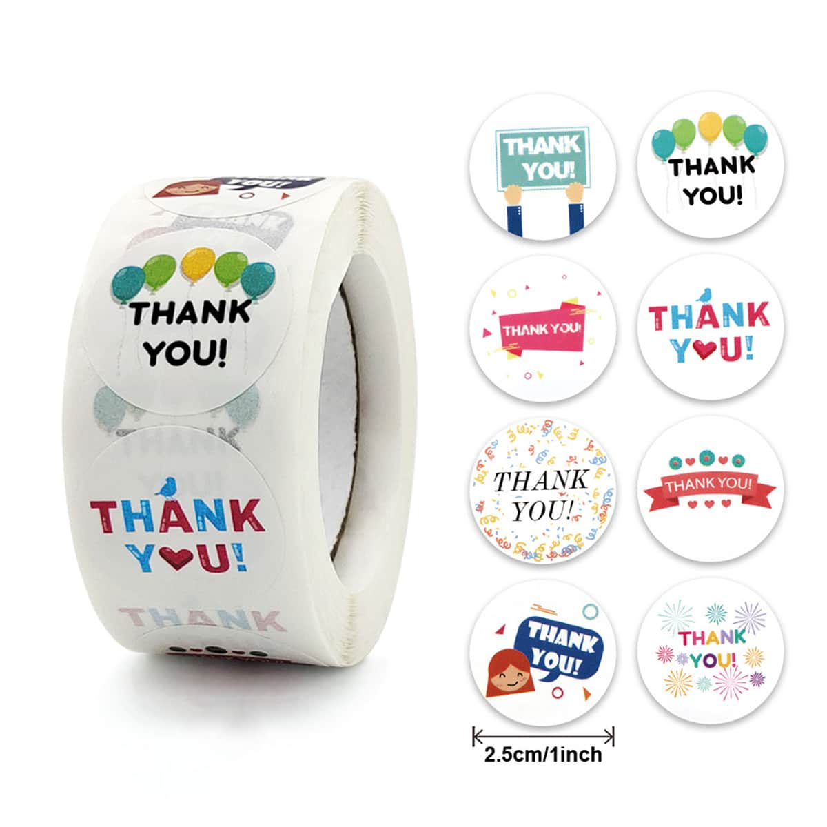 

2rolls Flower Print Sticker, Multicolor