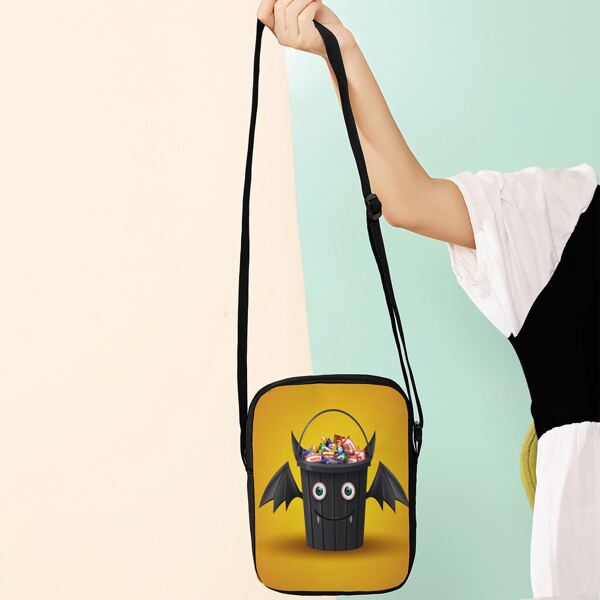 

Halloween Graphic Shopper Bag, Multicolor