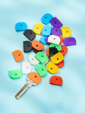 32入組彩色鑰匙帽頂蓋