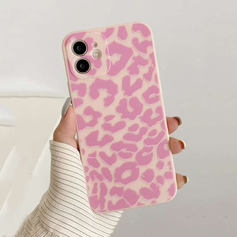

Leopard Phone Case, Pink