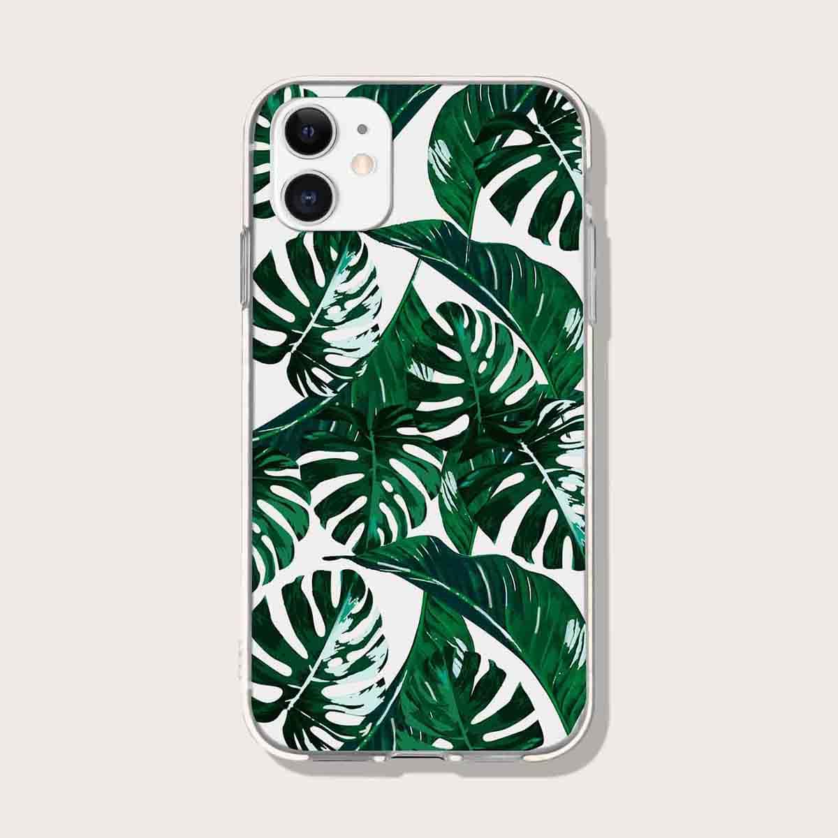 

Palm Leaf Phone Case, Green
