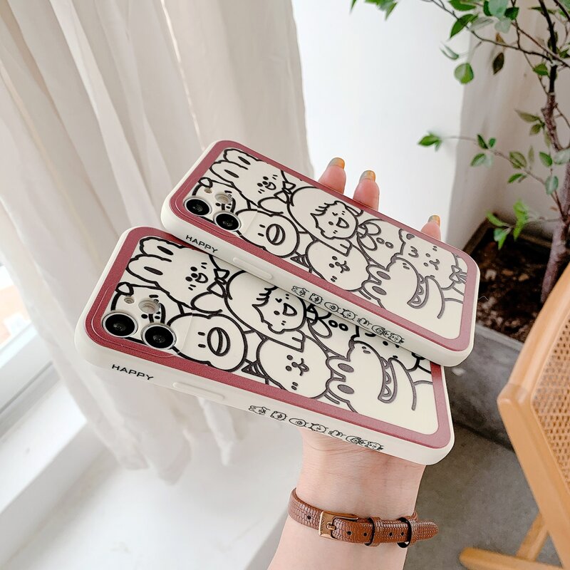 

Cartoon Graphic Phone Case, Multicolor