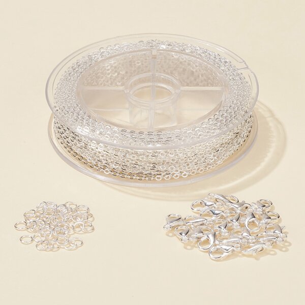 

Chain DIY Jewelry Accessory Set, Silver