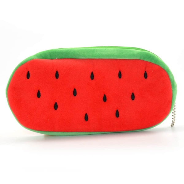 

1pc Watermelon Pencil Case, Red