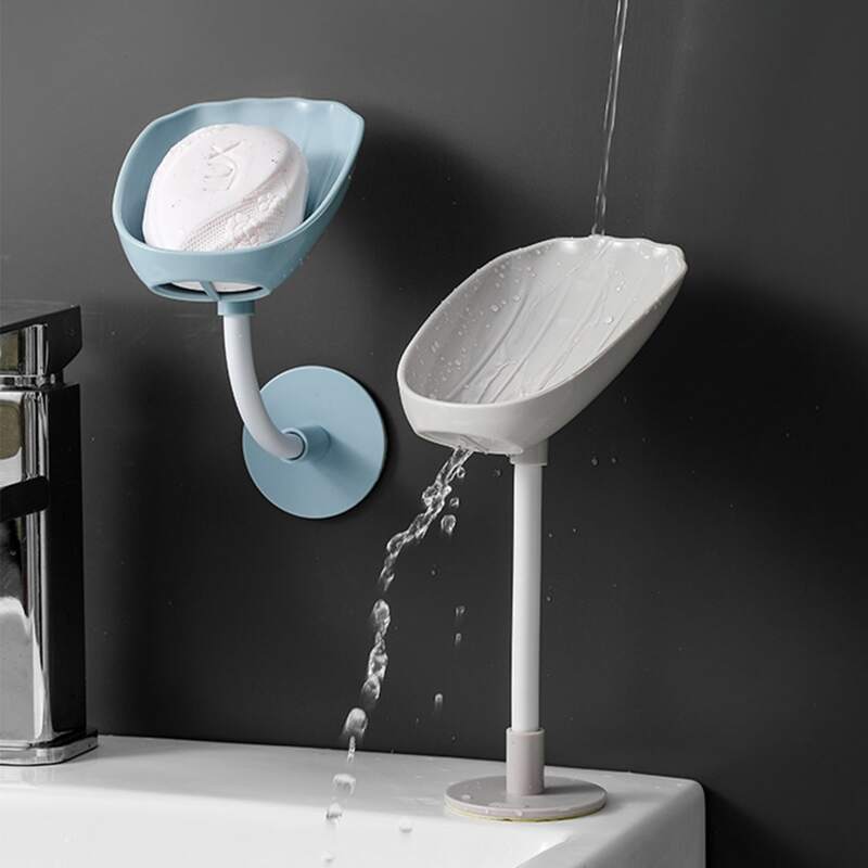 

1pc Plain Random Color Soap Dish Holder, Multicolor