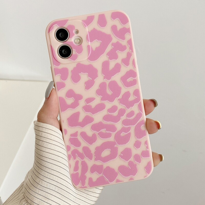

Leopard Phone Case, Pink