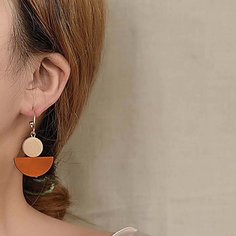 

Geo Drop Earrings, Multicolor