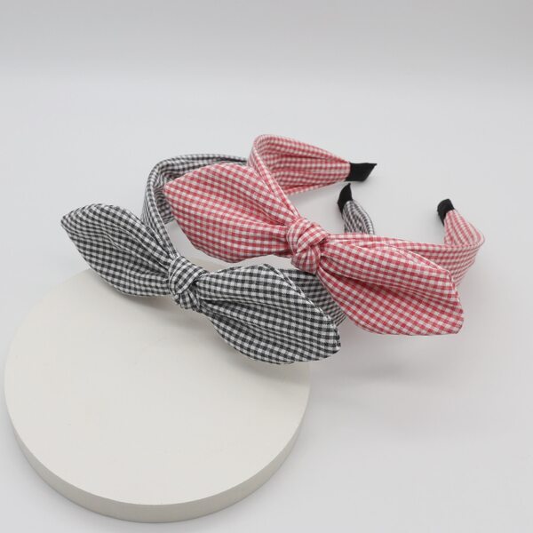

2pcs Bow Knot Hair Hoop, Multicolor