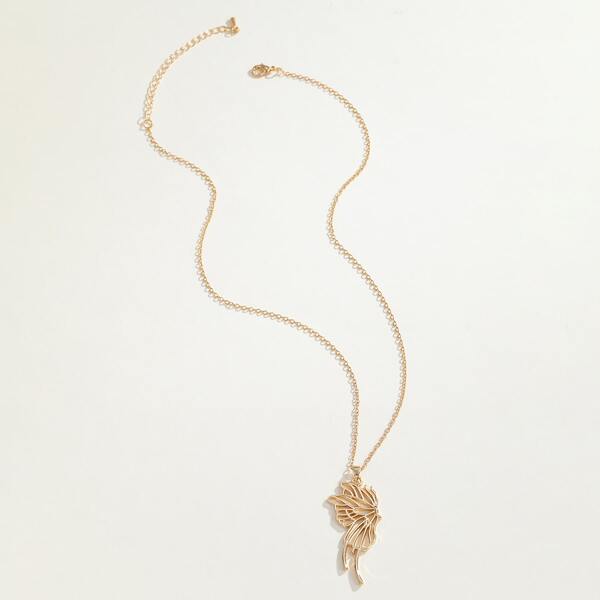 

Butterfly Charm Necklace, Gold