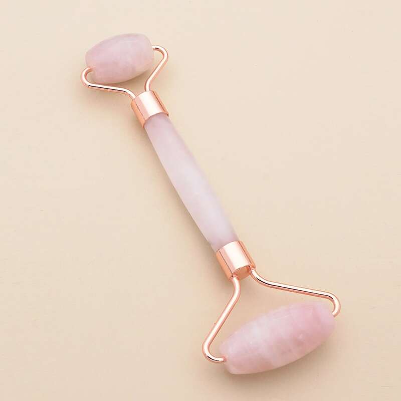 

1pc Double-head Facial Roller, Pink
