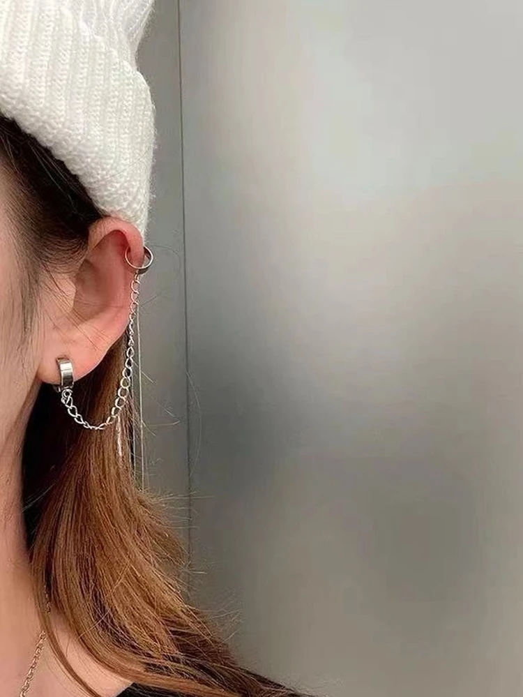 1pc Chain Decor Earring