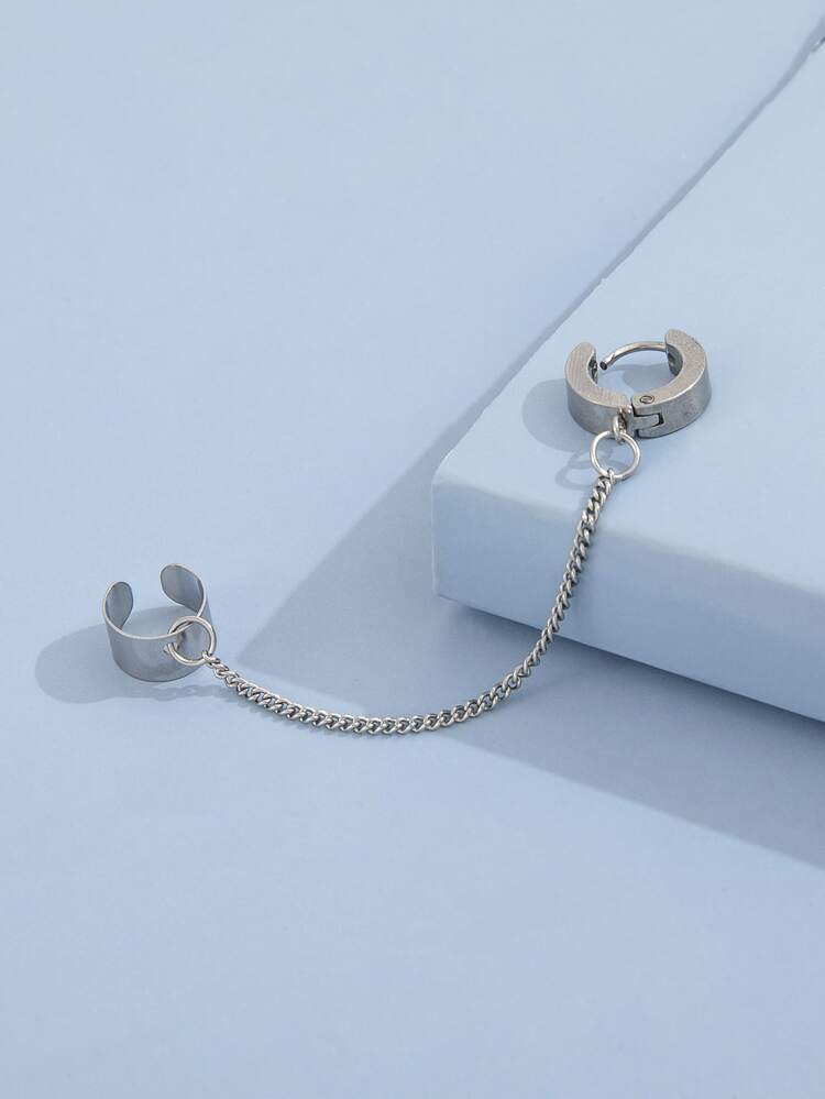 1pc Chain Decor Earring