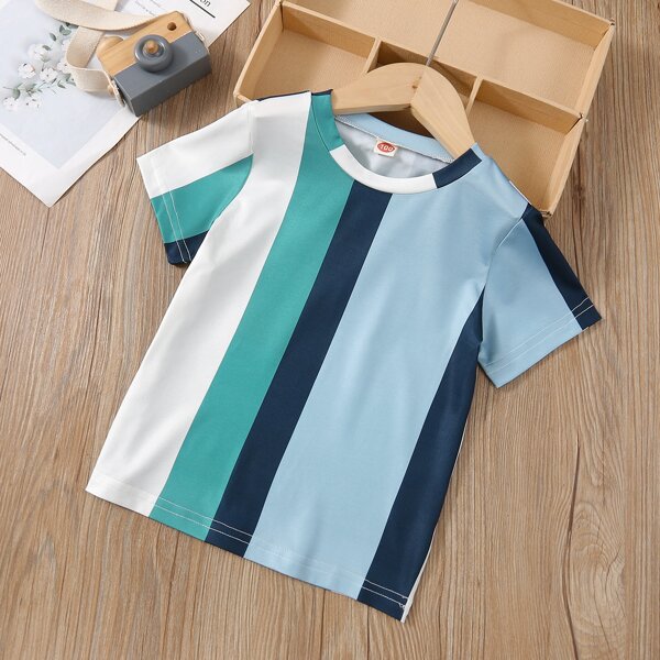 

Toddler Boys Colorblock Tee, Multicolor
