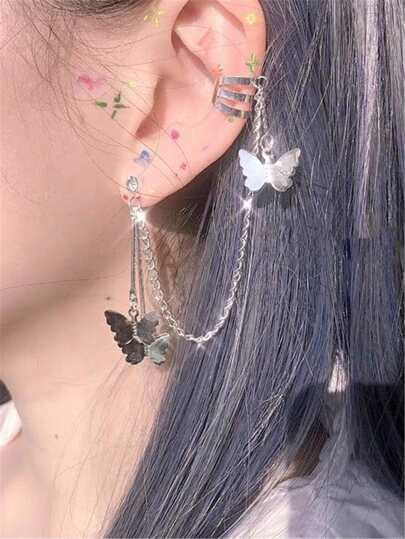 Fairycore Butterfly Decor Earrings