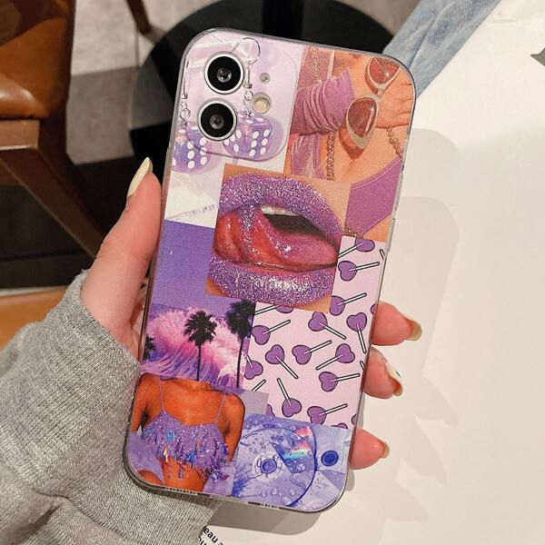 

Aesthetic Collage Phone Case, Multicolor
