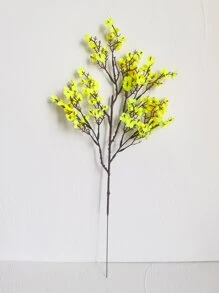 1branch Artificial Plum Flower - Yellow - View 5